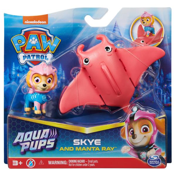 Coffret 2 figurines Stella et Raie-Manta- La Pat'Patrouille Aqua Pups