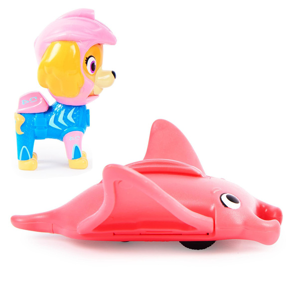 Coffret 2 figurines Stella et Raie-Manta- La Pat Patrouille Aqua Pups