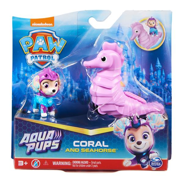 Coffret 2 figurines Coral et Hippocampe - La Pat'Patrouille Aqua Pups