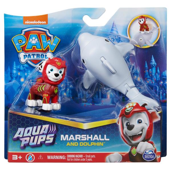 Coffret 2 figurines Marcus et Dauphin - La Pat'Patrouille Aqua Pups