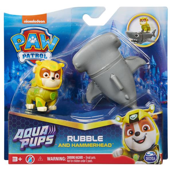 Coffret 2 figurines Ruben et Requin-Marteau - La Pat'Patrouille Aqua Pups