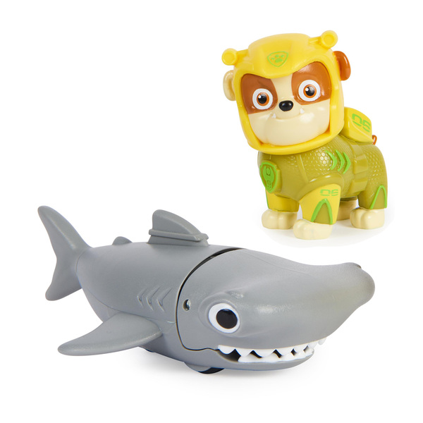 Coffret 2 figurines Ruben et Requin-Marteau - La Pat Patrouille Aqua Pups