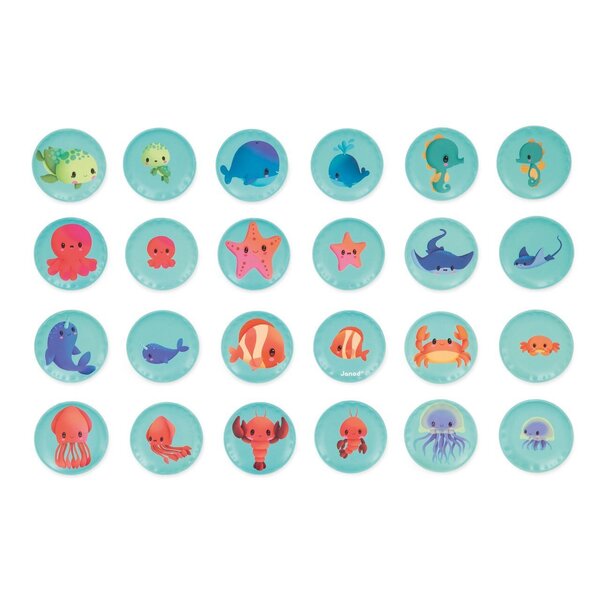 Mémo de bains - Mes bébés animaux 