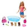 Coffret Barbie et le Bain des Chiots 
