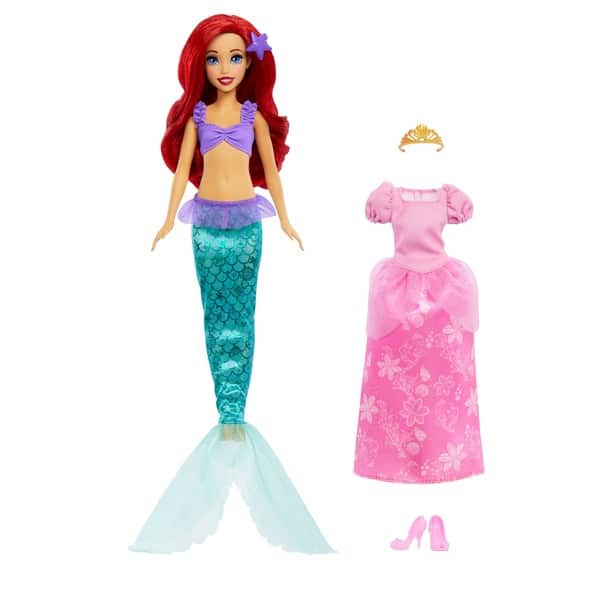 Coffret Poupée Ariel 2 en 1 - Disney Princesses 