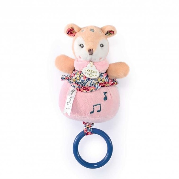 Peluche musicale faon Boh'aime