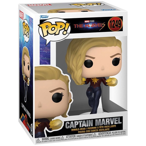 Figurine Captain Marvel - Funko Pop - N°1249