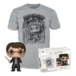 Figurine POP Harry Potter et t-shirt taille M