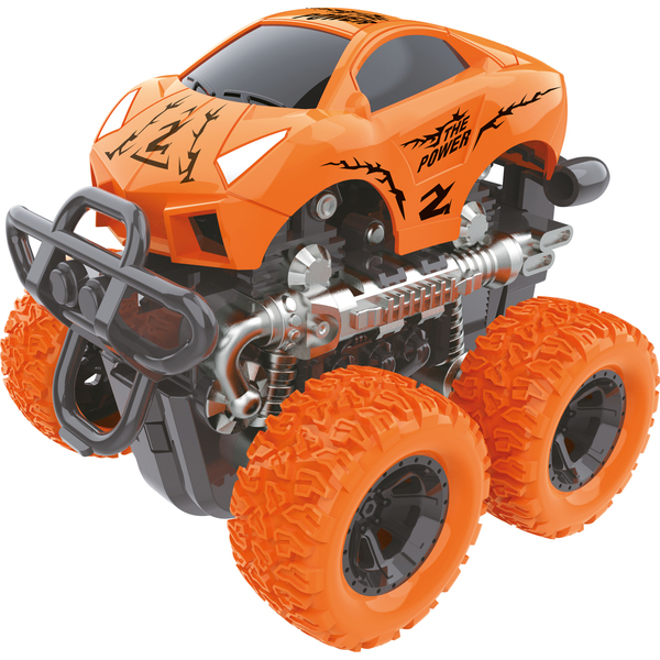 Voiture de course Monster truck double friction