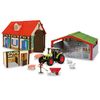 Ferme aux animaux avec tracteur Claas et accessoires