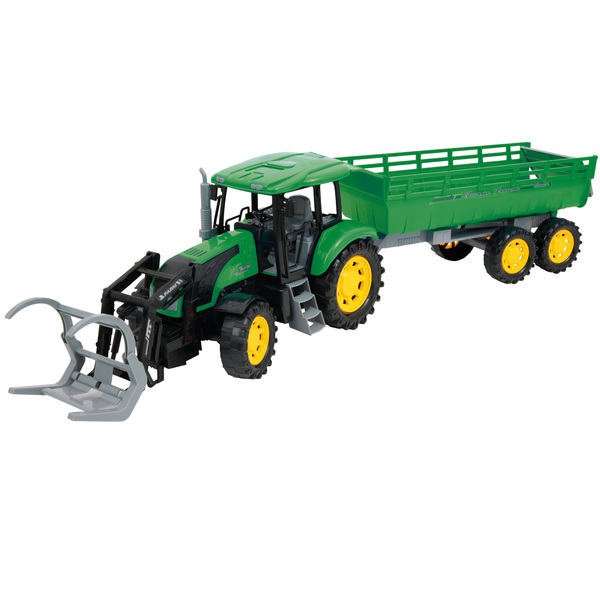 Tracteur agricole avec remorque 80 cm