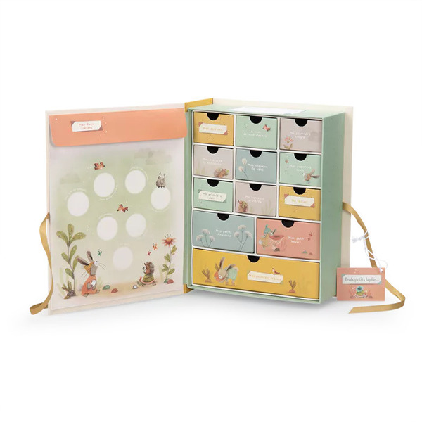 Coffret Naissance Trois Petits Lapins 