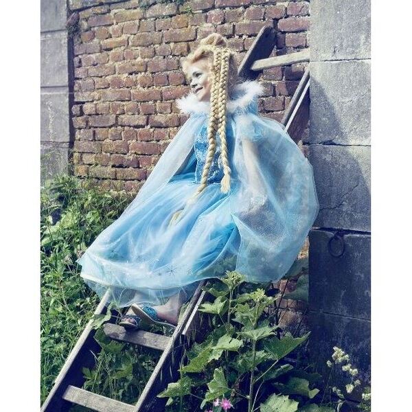 Déguisement robe princesse des glaces - 8/10 ans