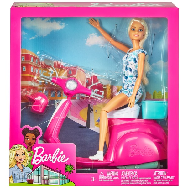 Coffret Barbie et son Scooter