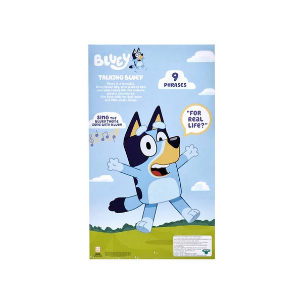 Peluche Bluey parlante 36cm