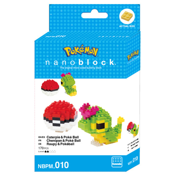 Nanoblock Chenipan et Pokéball Pokémon