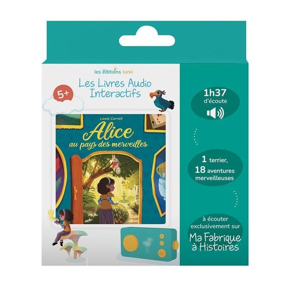 Livre audio Lunii Alice aux pays des merveilles