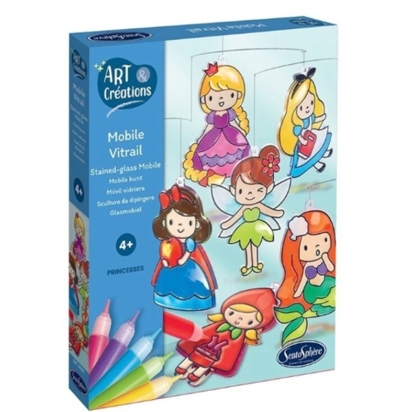 Mobile vitrail Princesses