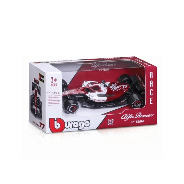 Véhicules Formule 1 saison 2024 1/43ème (modèle aléatoire)