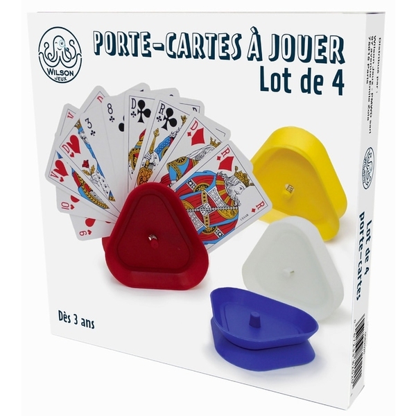 Lot de 4 porte-cartes