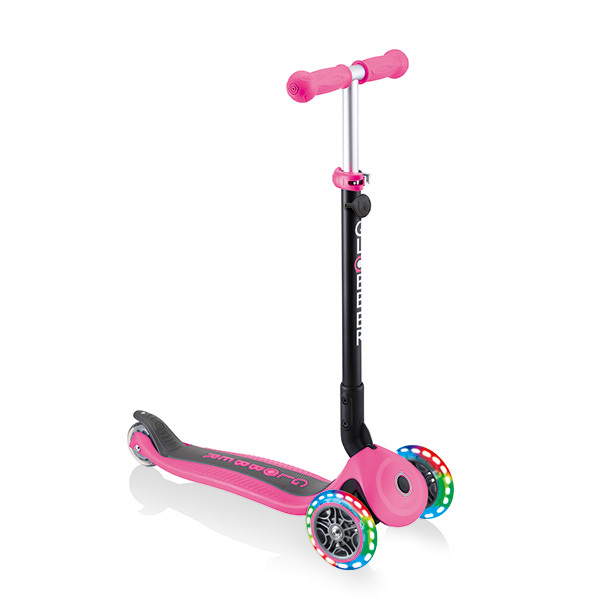 Trottinette Go up 3en1 évolutive rose lumineuse - Globber