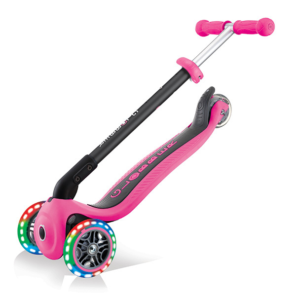 Trottinette Go up 3en1 évolutive rose lumineuse - Globber