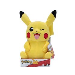 Peluche Pokémon - Pikachu assis - 30cm
