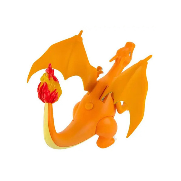 Figurine interactive Pokémon - Dracaufeu avec accessoires - 15cm