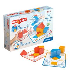 Magicube blocs et cartes - Set de 16 pièces