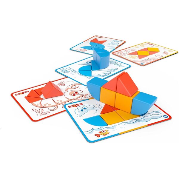 Magicube blocs et cartes - Set de 16 pièces