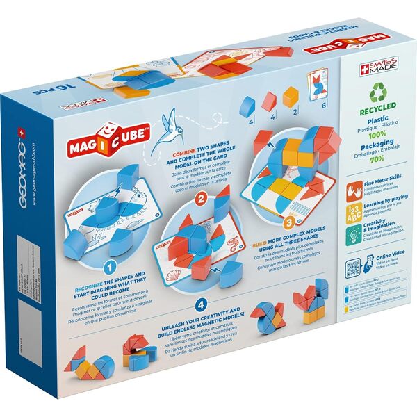 Magicube blocs et cartes - Set de 16 pièces
