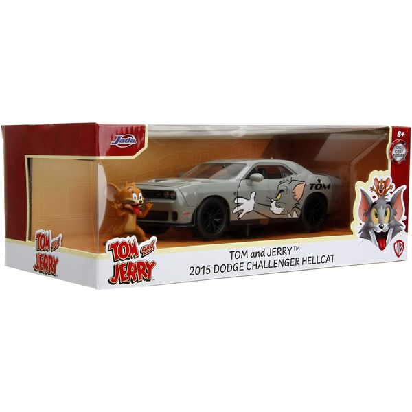 Dodge Challenger Hellcat 2015 et figurine Jerry