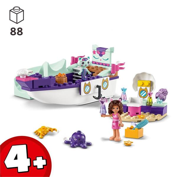 10786 - LEGO® Gabby et la Maison Magique - Le Bateau et le Spa de Gabby et Marine