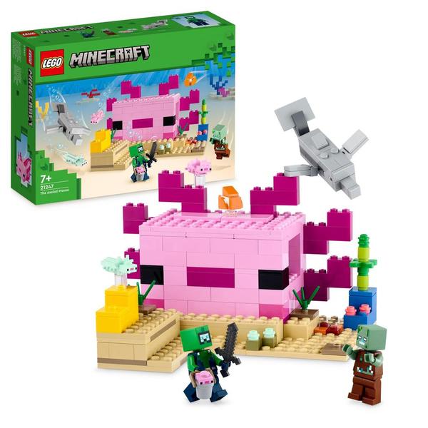 21247 - LEGO® Minecraft - La Maison Axolotl LEGO : King Jouet, Lego,  briques et blocs LEGO - Jeux de construction