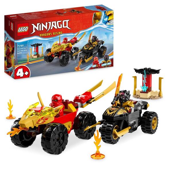 71789 - LEGO® NINJAGO - Le Combat en Voiture et en Moto de Kai et Ras