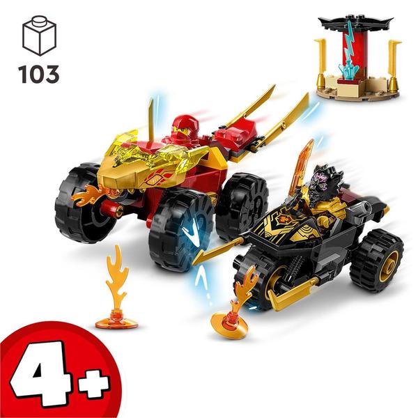 LEGO® NINJAGO 71783 La Moto du Robot de Kai – Évolution, Jouet de