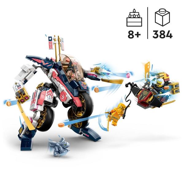 71792 - LEGO® NINJAGO - Le Robot Bolide Transformable de Sora