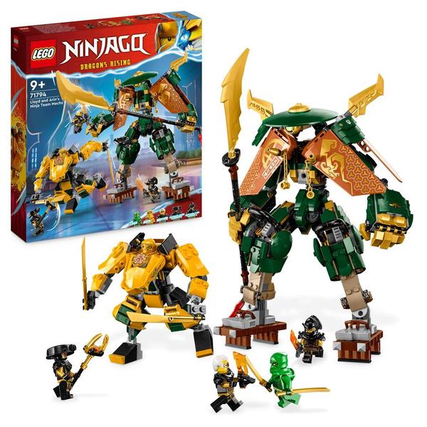 71794 - LEGO® NINJAGO - L'Équipe de Robots des Ninjas Lloyd et Arin