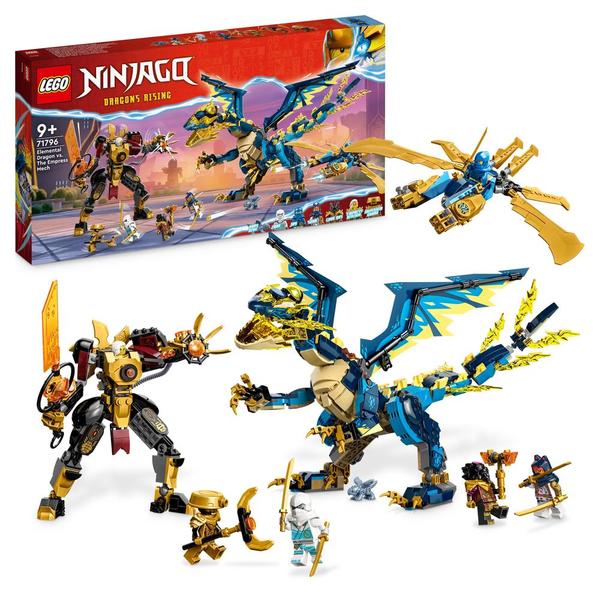 71796 - LEGO® NINJAGO - Le Dragon Élémentaire contre le Robot de l’Impératrice