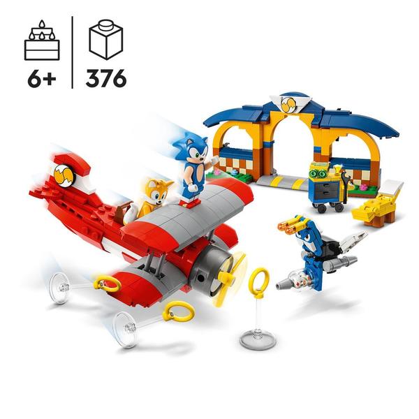 76991 - LEGO® Sonic the Hedgehog - L’avion Tornado et l Atelier de Tails