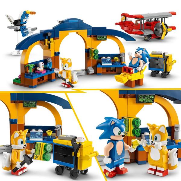 76991 - LEGO® Sonic the Hedgehog - L’avion Tornado et l Atelier de Tails