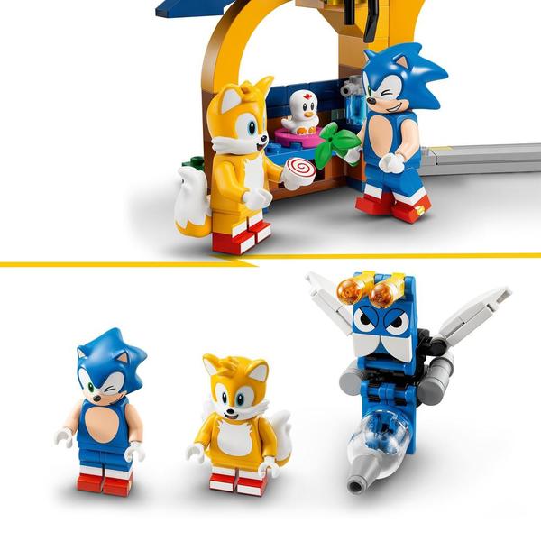 76991 - LEGO® Sonic the Hedgehog - L’avion Tornado et l Atelier de Tails