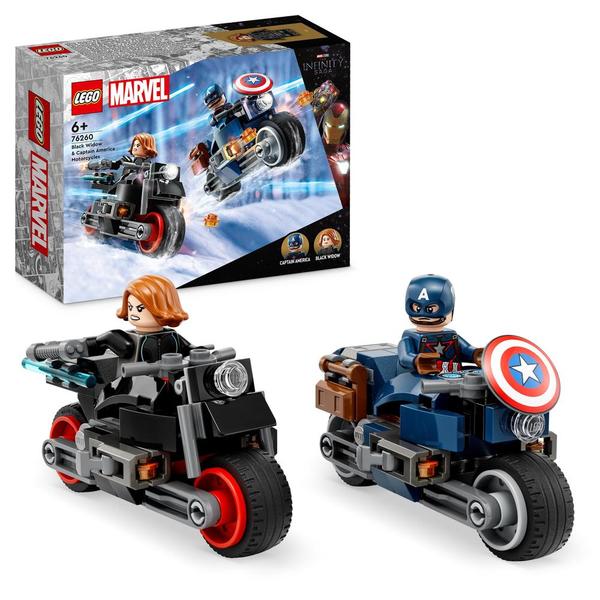 76260 - LEGO® Marvel - Les Motos de Black Widow et de Captain America