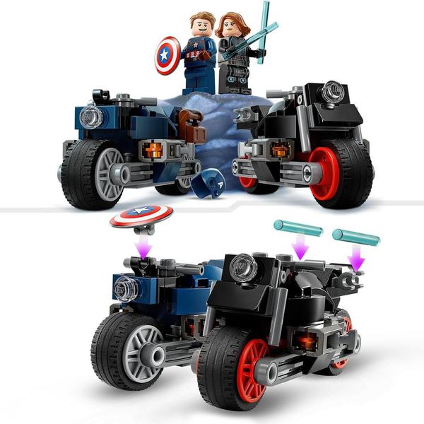 76260 - LEGO® Marvel - Les Motos de Black Widow et de Captain America