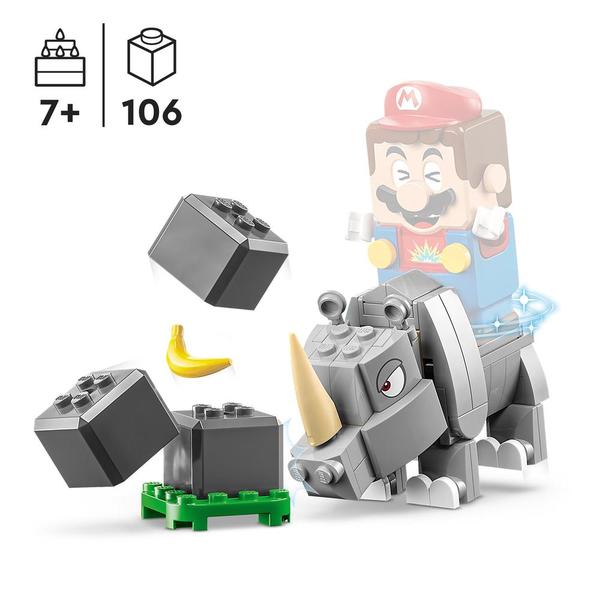 71420 - LEGO® Super Mario - Ensemble d Extension Rambi le Rhinocéros