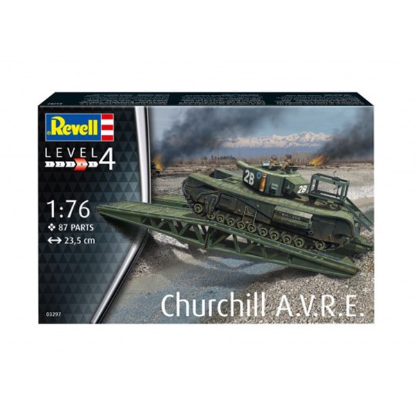 Maquette char militaire Churchill A.V.R.E