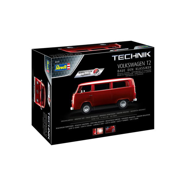 Maquette Technik Easy-Click Combi Volkswagen T2 1/24