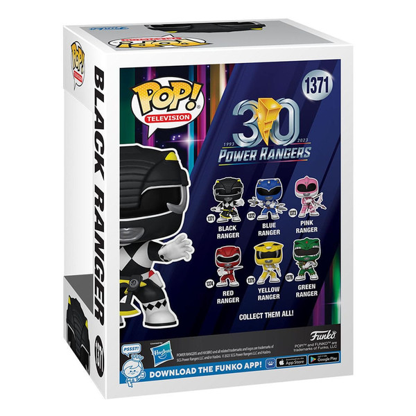 Figurine Power Rangers Ranger noir - Funko Pop n°1371