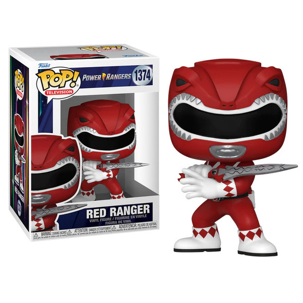 Figurine Power Rangers Ranger rouge - Funko Pop n°1374