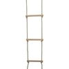 Echelle 5 barreaux bois et corde